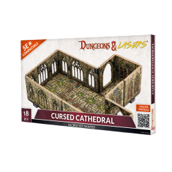 DNL0028 DUNGEONS & LASERS - DÉCORS - CURSED CATHEDRAL