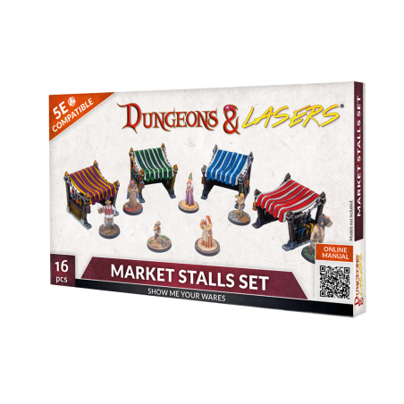 DNL0055 DUNGEONS & LASERS - DÉCORS - MARKET STALLS SET