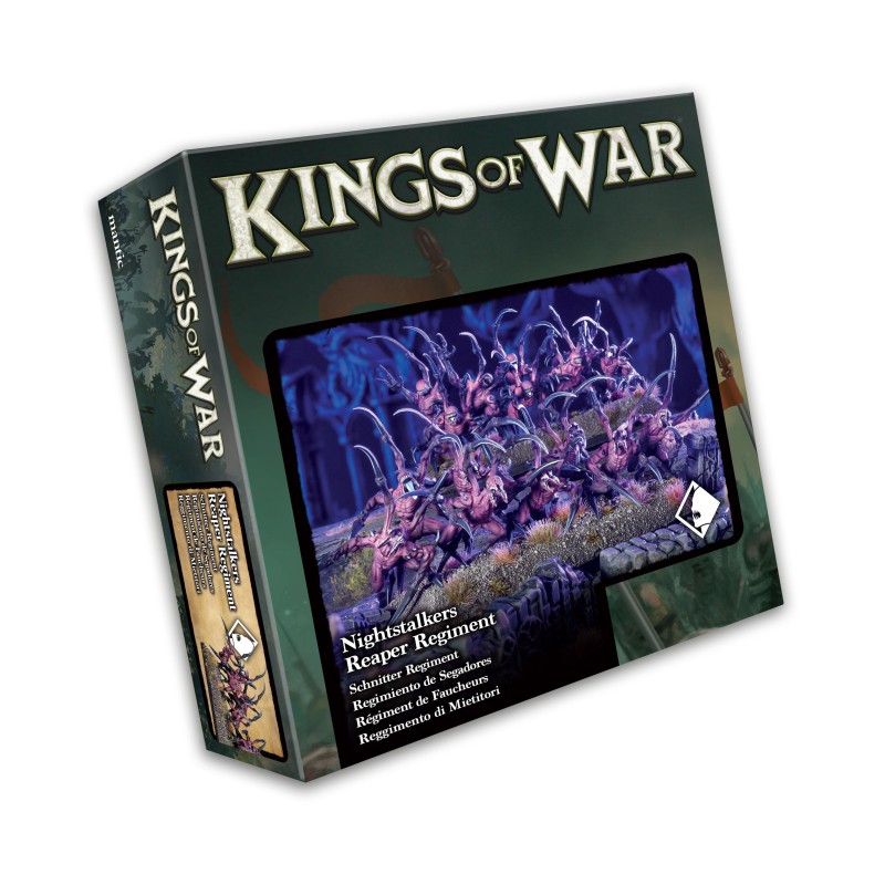 KINGS OF WAR - CAUCHEMARS - RÉGIMENT DE FAUCHEURS - MGKWNS306 - MANTIC GAMES
