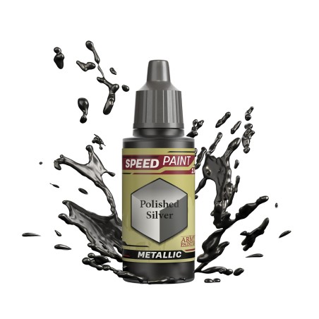 ARMY PAINTER - SPEEDPAINT 2.0 POLISHED SILVER - WP2071 ARMY PAINTER - SPEEDPAINT 2.0 POLISHED SILVER - WP2071