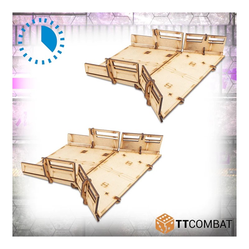 TT COMBAT - ELMOR : LOW RAMP & JUNCTION - TTSCW-SFU-122