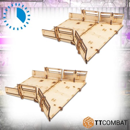 TT COMBAT - ELMOR : LOW RAMP & JUNCTION - TTSCW-SFU-122