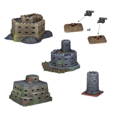 ARMADA - SCENERY PACK - FORTIFICATIONS - MGARM115 ARMADA - SCENERY PACK - FORTIFICATIONS - MGARM115