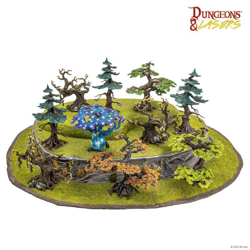 DNL0059 DUNGEONS & LASERS - DÉCORS - TREES PACK