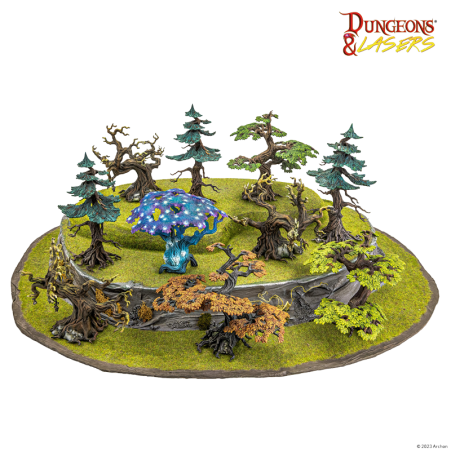 DNL0059 DUNGEONS & LASERS - DÉCORS - TREES PACK