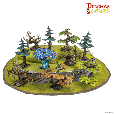 DNL0059 DUNGEONS & LASERS - DÉCORS - TREES PACK DNL0059 DUNGEONS & LASERS - DÉCORS - TREES PACK