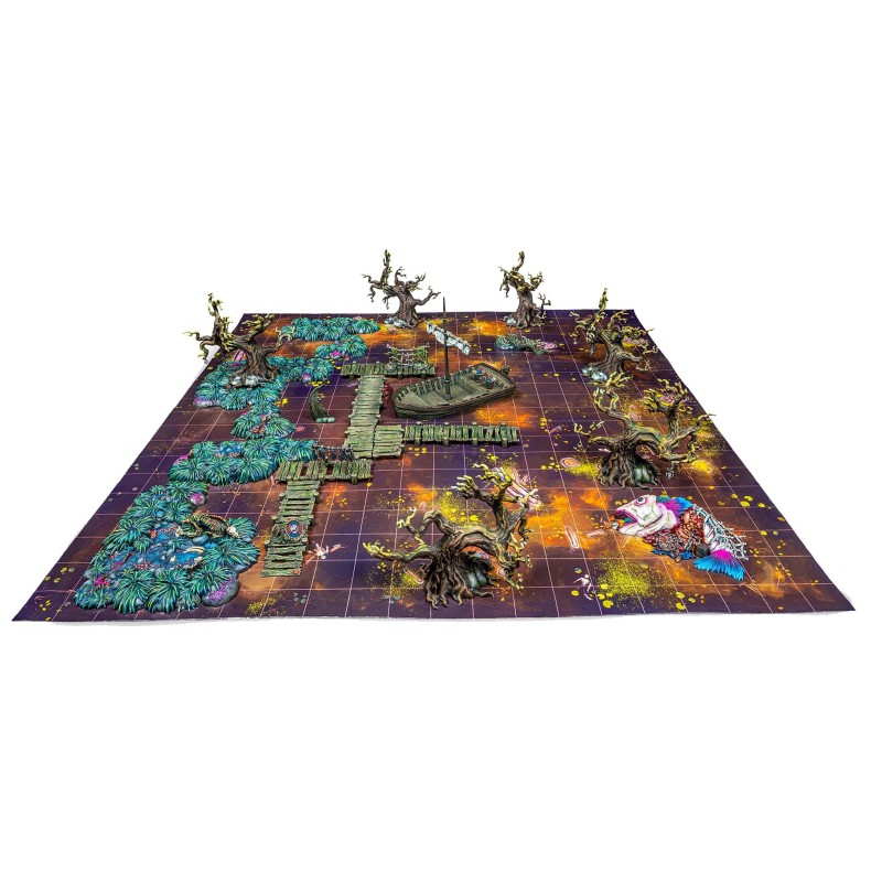 DNL0064 DUNGEONS & LASERS - DÉCORS - SWAMPS OF DOOM