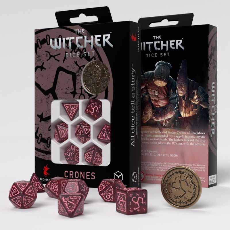 SWCR03 Set de dés The Witcher - Moires, Soupir