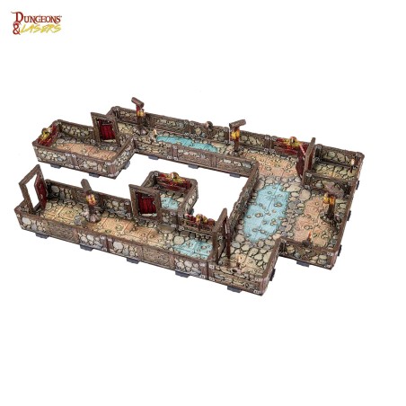 Dungeons & Lasers - Décors - Dwarven Mine Prépeint