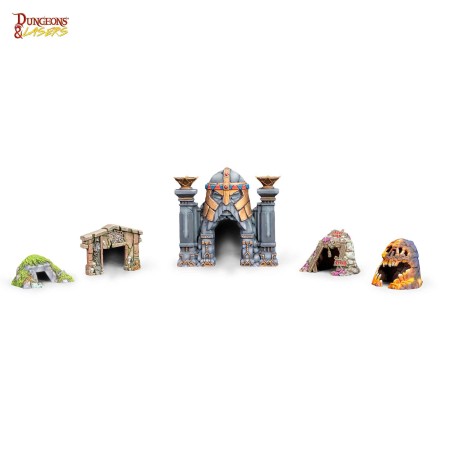 DUNGEONS & LASERS - DÉCORS - Entrances pack - DNL0075 DUNGEONS & LASERS - DÉCORS - Entrances pack - DNL0075