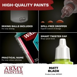 Army Painter - Warpaints Fanatic - Matt Black