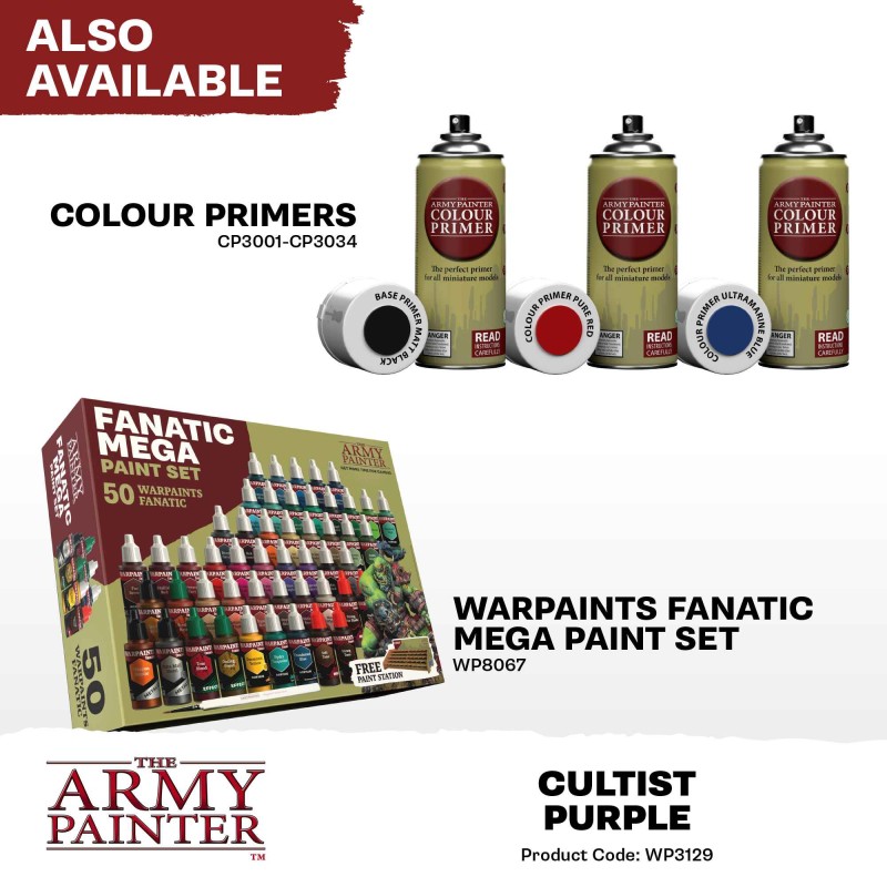 Army Painter Warpaints lot B - 26 couleurs et 3 pinceaux