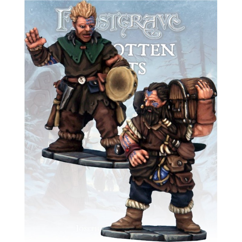 FGV227_Frostgrave - Barde et mule Barbares