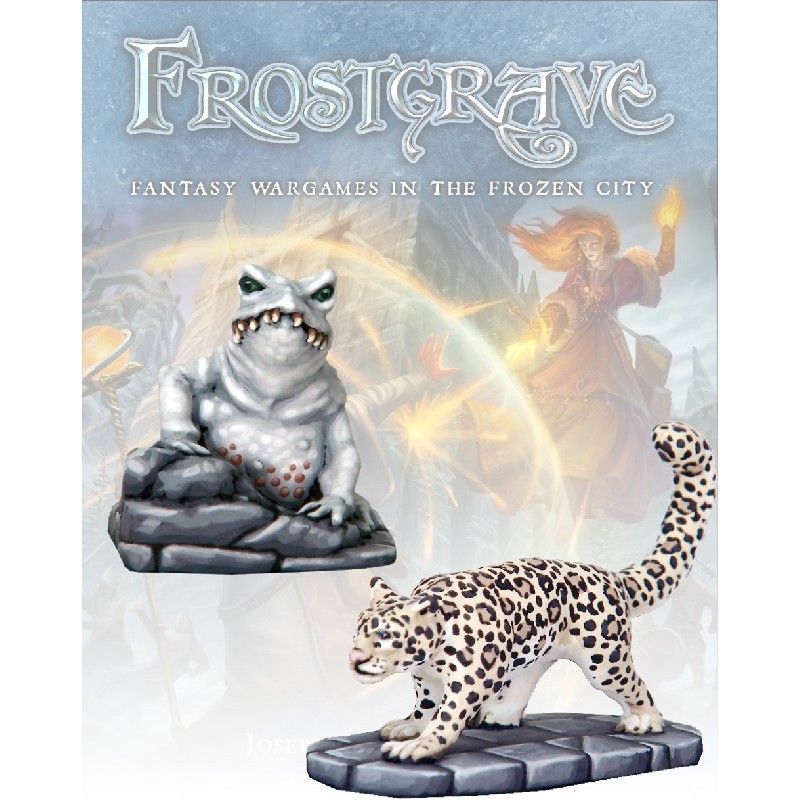 FGV301_Frostgrave - Crapeau & Léopard des glaces