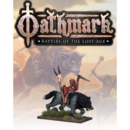 OAK208_Oathmark - Goblin Wolf Rider Shaman