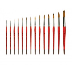 Pinceaux Raphaël - Kaerell Orange-Pinceaux Ronds-Taille 2