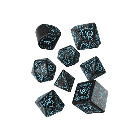 Q Workshop -  Set de dés elfique  20éme Anniversaire  -  STCB05