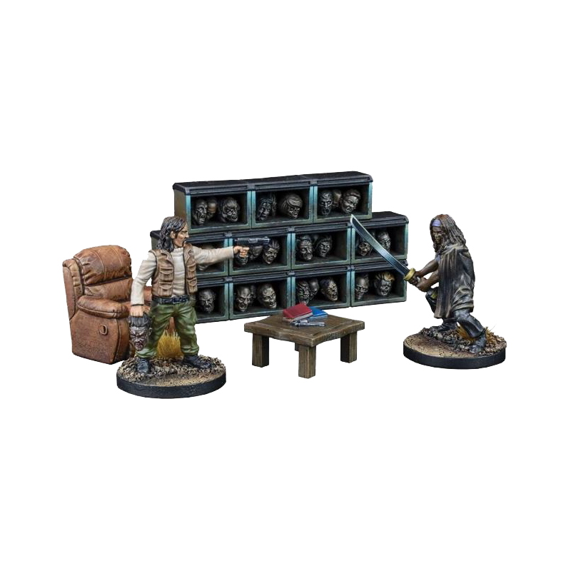 The Walking Dead –  Diorama Exclusive – The Governor’s Trophy Room (ENG) - MGWD132