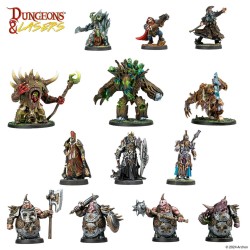 Préco - Dungeons & Lasers - Figurines - Deuslair - Core set