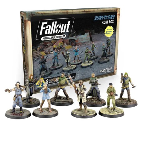 Fallout: Wasteland Warfare - Survivors Core Box - MUH051911 Fallout: Wasteland Warfare - Survivors Core Box - MUH051911