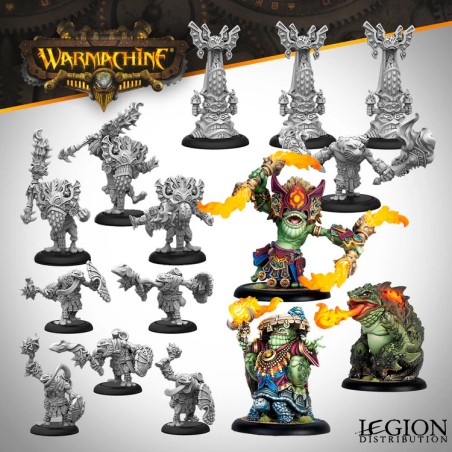 SFIK-SKR142 Warmachine - Southern Kriels Fire Tongue Warriors Cadre SFIK-SKR142 Warmachine - Southern Kriels Fire Tongue Warriors Cadre