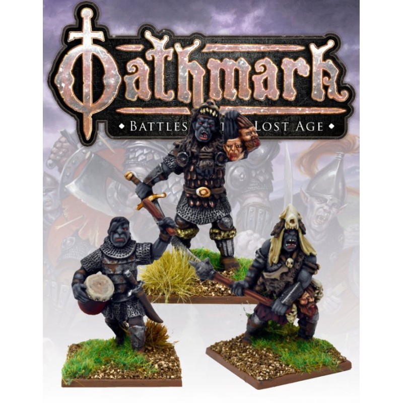 OAK603_Oathmark - Orc King, Wizard & Drummer II