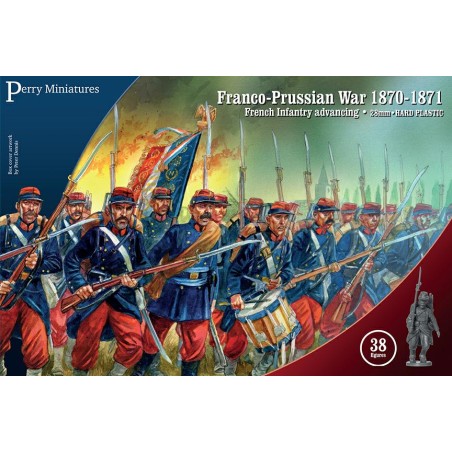 PEMFRE1_Perry Miniatures - Franco-Prussian War French Infantry advancing PEMFRE1_Perry Miniatures - Franco-Prussian War French Infantry advancing