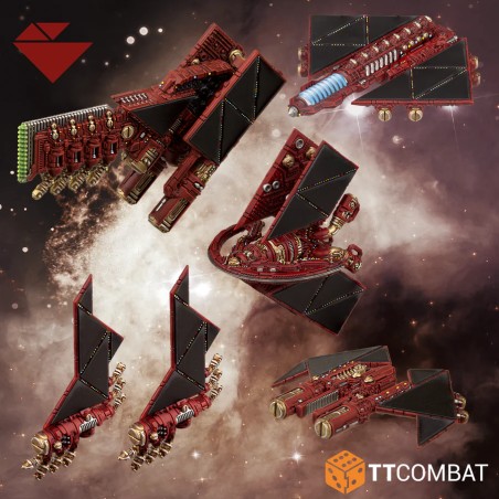 Dropfleet Commander - Bioficers Light Ships TTDFX-BIO-002 Dropfleet Commander - Bioficers Light Ships TTDFX-BIO-002