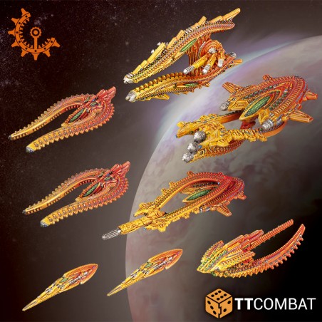 Dropfleet Commander - Shaltari Light Ships TTDFX-SHL-021 Dropfleet Commander - Shaltari Light Ships TTDFX-SHL-021