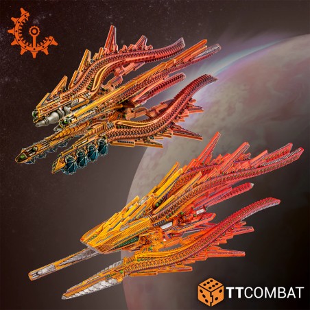 Dropfleet Commander - Shaltari Battlecruisers TTDFX-SHL-022 Dropfleet Commander - Shaltari Battlecruisers TTDFX-SHL-022