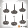 Dropfleet Commander - Dropfleet Commander Small  Clear Base Pack TTDFR-ACC-010 Dropfleet Commander - Dropfleet Commander Small  Clear Base Pack TTDFR-ACC-010