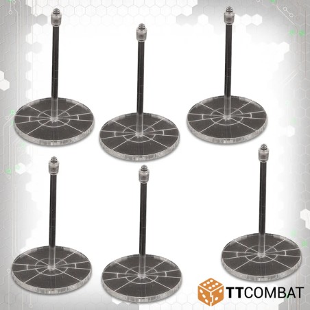 Dropfleet Commander - Dropfleet Commander Medium Clear Base Pack TTDFR-ACC-011 Dropfleet Commander - Dropfleet Commander Medium Clear Base Pack TTDFR-ACC-011