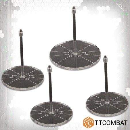 Dropfleet Commander - Dropfleet Commander Large Clear Base Pack TTDFR-ACC-012 Dropfleet Commander - Dropfleet Commander Large Clear Base Pack TTDFR-ACC-012