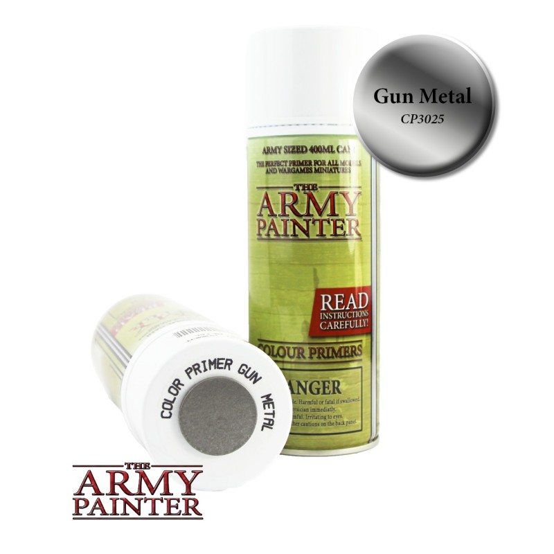 Army Painter - Bombes - Colour Primer - Gun Metal - CP3025