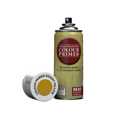 Army Painter - Bombes - Colour Primer - Desert Yellow - CP3011 Army Painter - Bombes - Colour Primer - Desert Yellow - CP3011