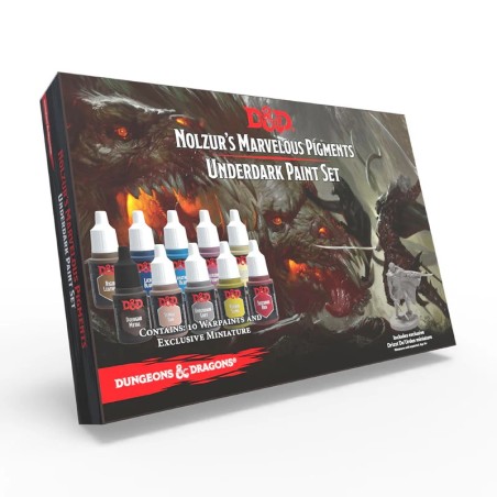 75004_Army Painter - D&D - D&D Underdark Paint Set avec figurine exclusive de Drizzt Do'Urden 75004_Army Painter - D&D - D&D Underdark Paint Set avec figurine exclusive de Drizzt Do'Urden