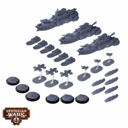 Dystopian Wars - Senator Battlefleet Set (ENG)