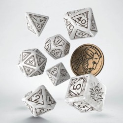 Set de Dés The Witcher - Geralt, Le Loup Blanc