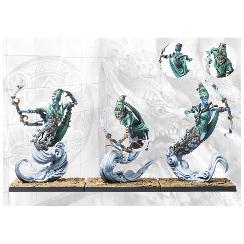 Conquest - Sorcerer Kings - Windborn Djinn (with Bows) (Pronounced "Jinn") PBSK303