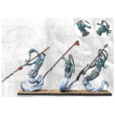 Conquest - Sorcerer Kings - Steelheart Djinn (with Polearms) PBSK304 Conquest - Sorcerer Kings - Steelheart Djinn (with Polearms) PBSK304