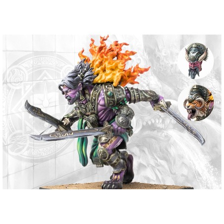 Conquest - Sorcerer Kings - Rakshasa Bakasura (with Swords) PBSK402 Conquest - Sorcerer Kings - Rakshasa Bakasura (with Swords) PBSK402