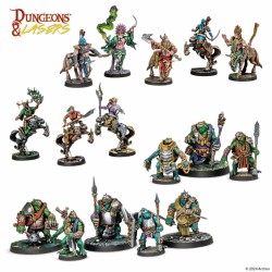 Dungeons & Lasers - Figurines - Beastkin Hybrids : Playable Characters