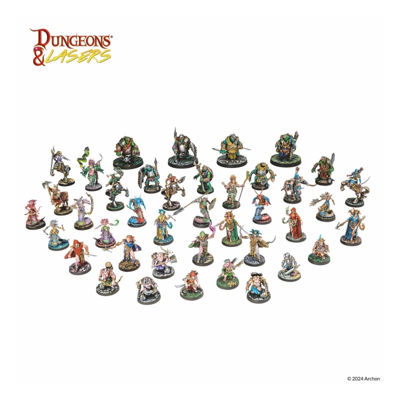 DNL0088_Dungeons & Lasers - Figurines - Beastkin Hybrids : Playable Characters