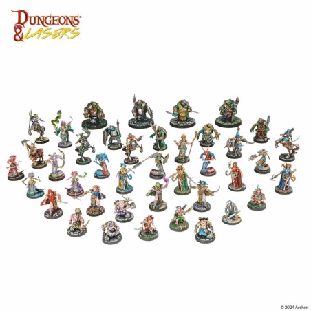 DNL0088_Dungeons & Lasers - Figurines - Beastkin Hybrids : Playable Characters