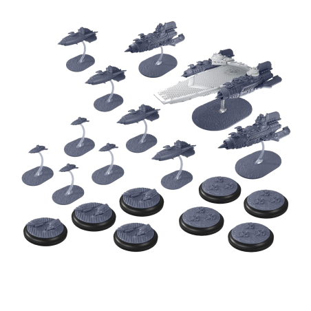 Dystopian Wars - Zamiec Battlefleet Set DWA270014 Dystopian Wars - Zamiec Battlefleet Set DWA270014