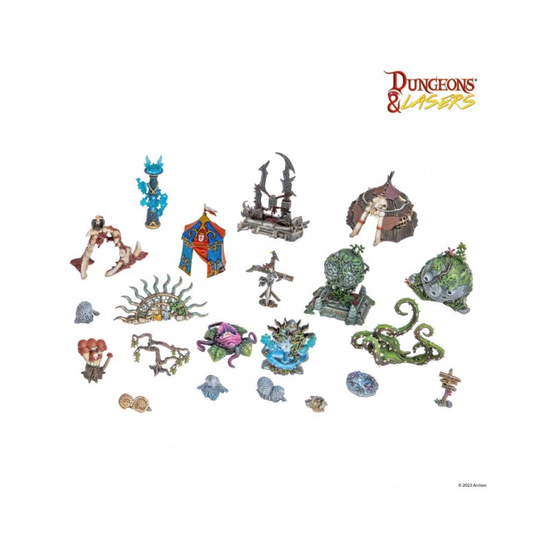 DNL0067 DUNGEONS & LASERS - DÉCORS - ANCIENT RUINS DNL0067 DUNGEONS & LASERS - DÉCORS - ANCIENT RUINS