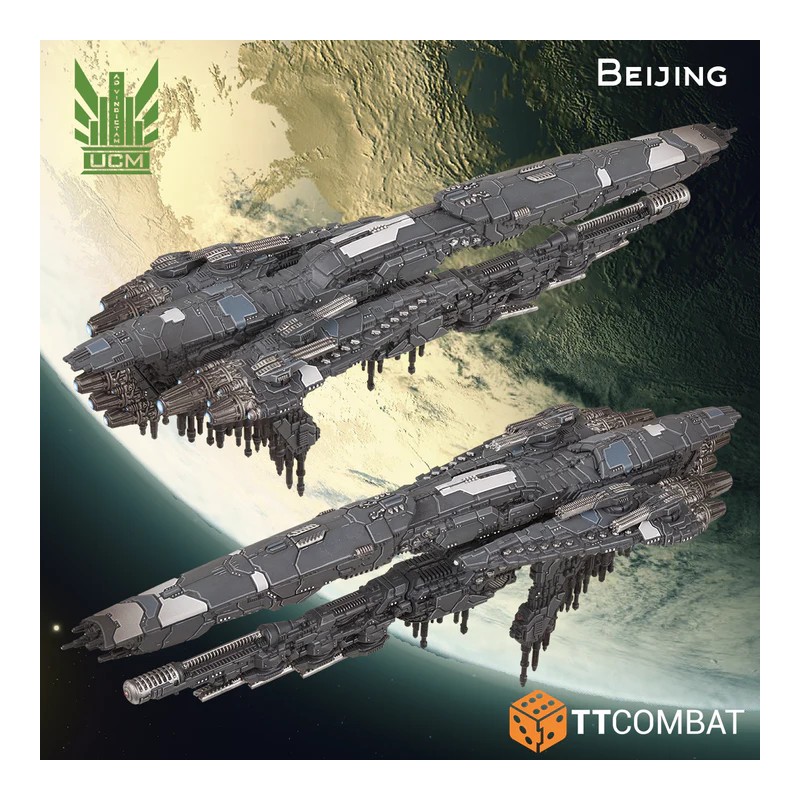 Dropfleet Commander - UCM Battleship TTDFX-UCM-023
