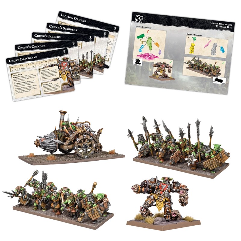 Kings of War - Champions - Grunk Blackclaw Company Box MGKWG111