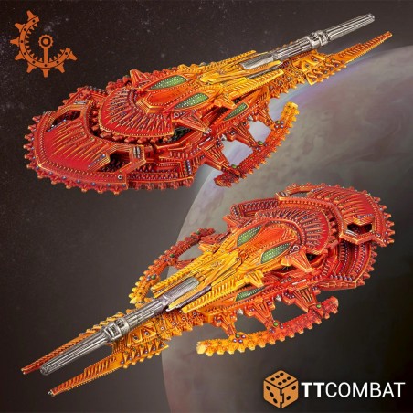TTDFX-SHL-025_Dropfleet Commander - Shaltari Battleship TTDFX-SHL-025_Dropfleet Commander - Shaltari Battleship