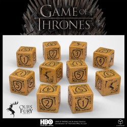 Q Workshop - Set de dés Game of Thrones Targaryen D6 x 10 GOT/00190166/2025/4/B